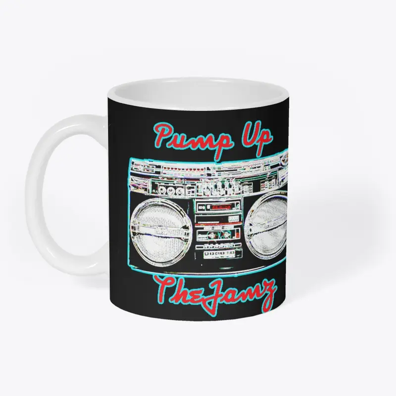 Pump Up The Jamz boombox design